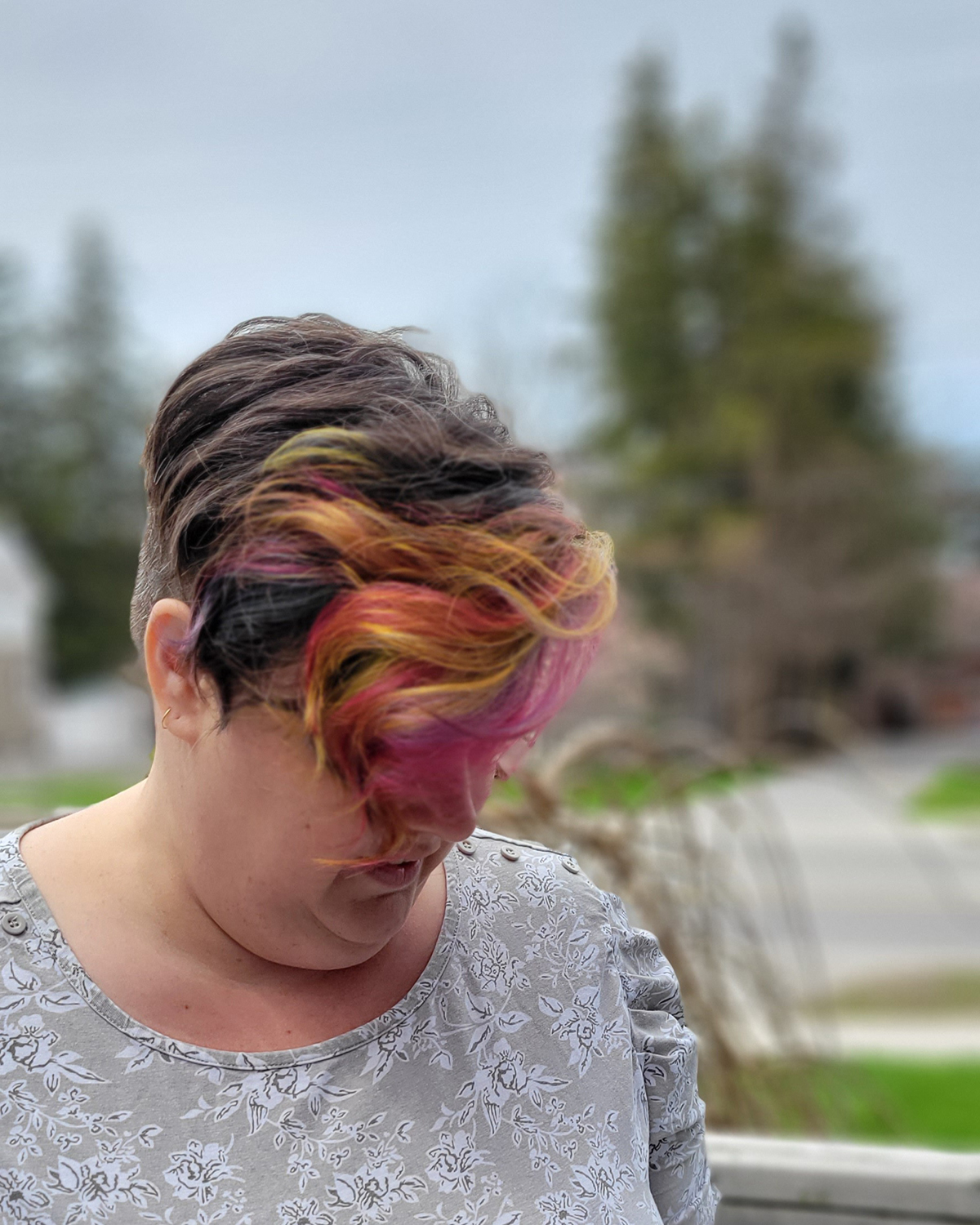 colourful hair