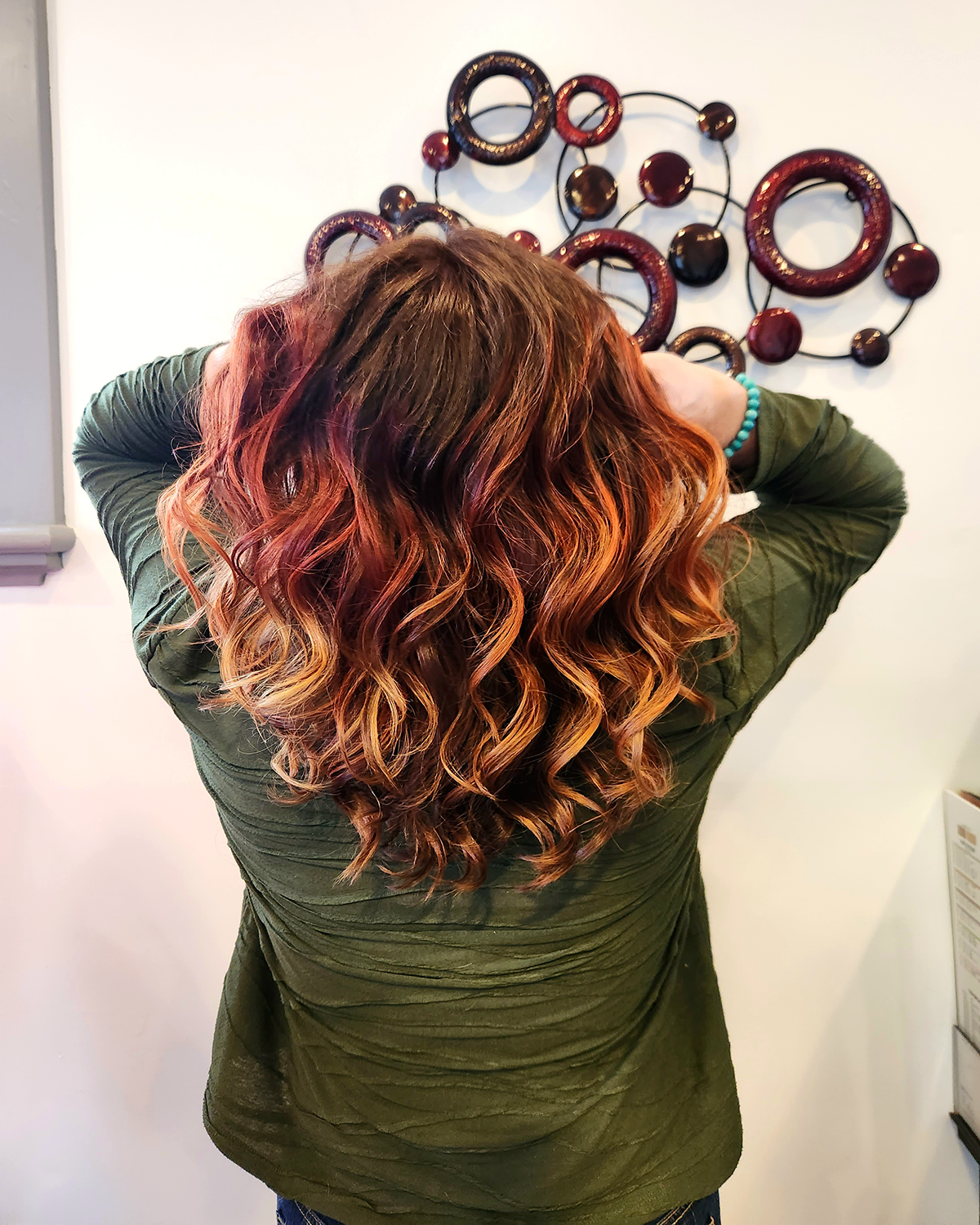 copper toned hair
